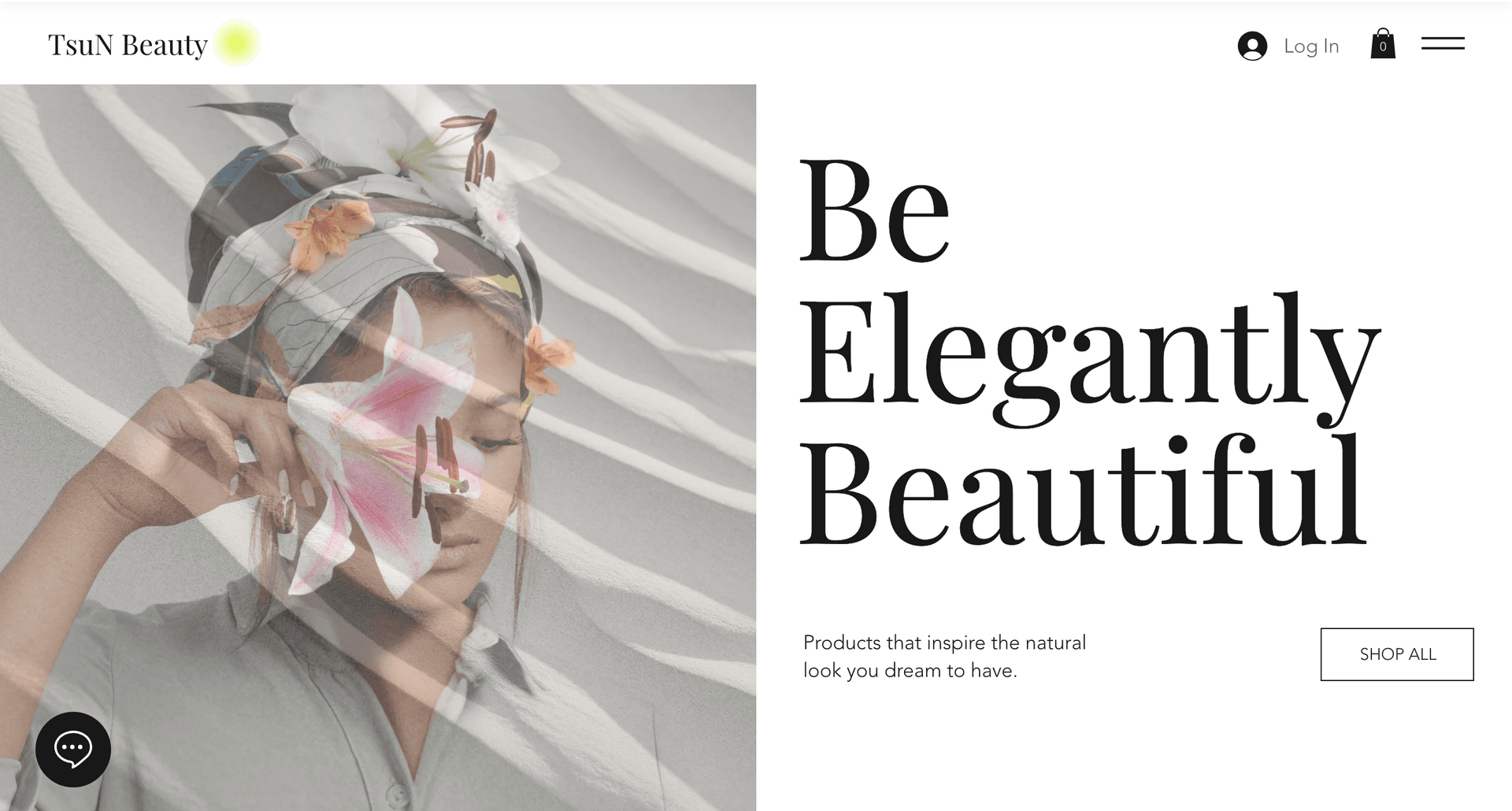 E-commerce website beauty products